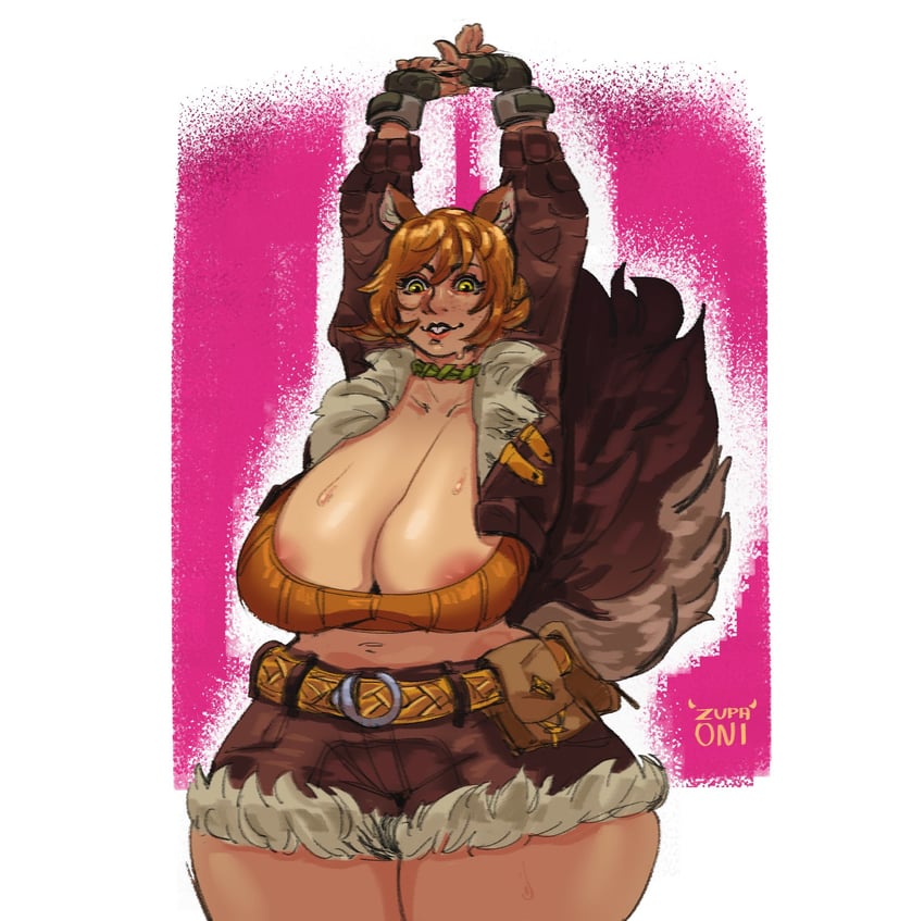 squirrel girl (marvel and 1 more) drawn by zupaoni