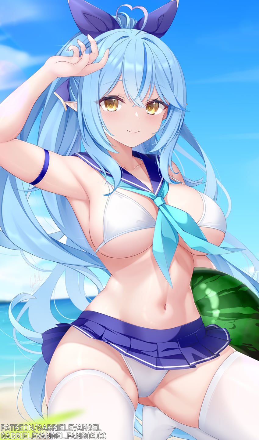 yukihana lamy (hololive) drawn by gabriel_evangel