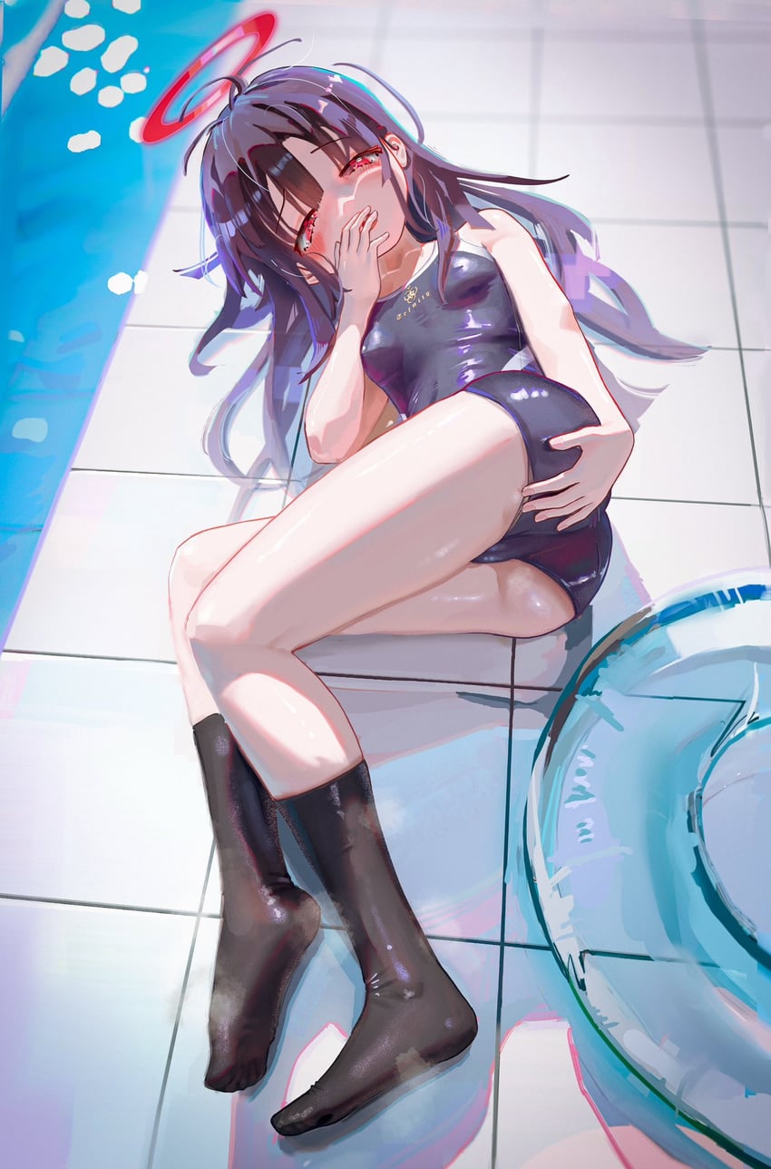 justice task force member (blue archive) drawn by hsch