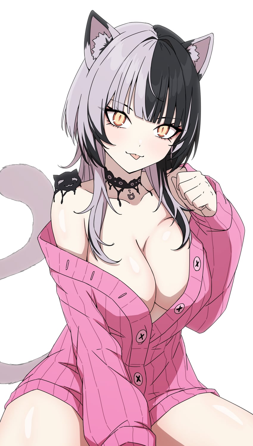 shiori novella and yorick (hololive and 1 more) drawn by daydarion