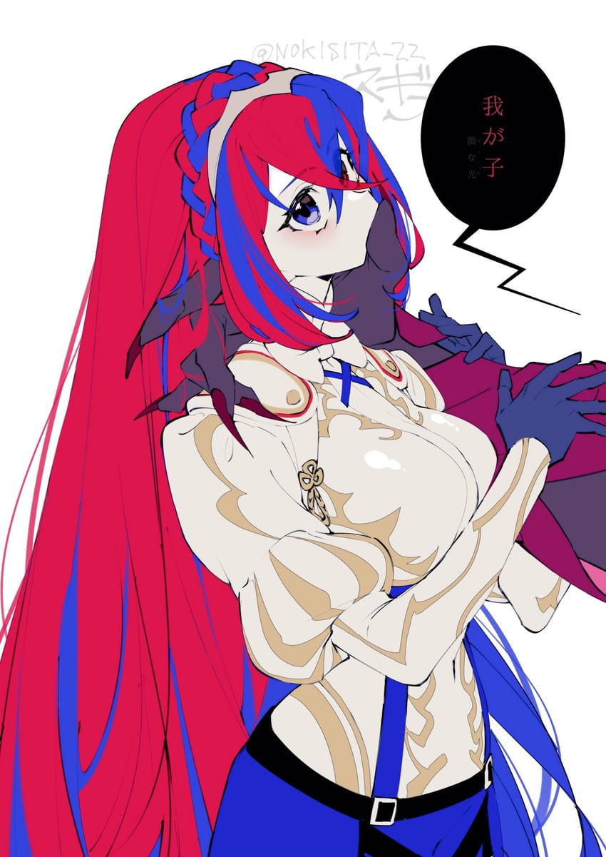 female alear and sombron (fire emblem and 1 more) drawn by negiwo