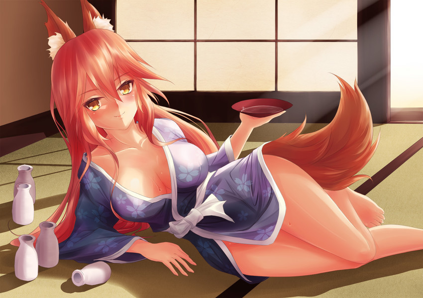 tamamo and tamamo no mae (fate and 1 more) drawn by ahsiu