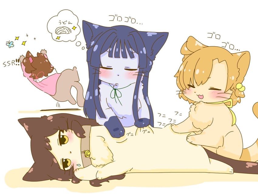 kitazawa shiho, mogami shizuka, kasuga mirai, and yabuki kana (idolmaster and 1 more) drawn by hutaba