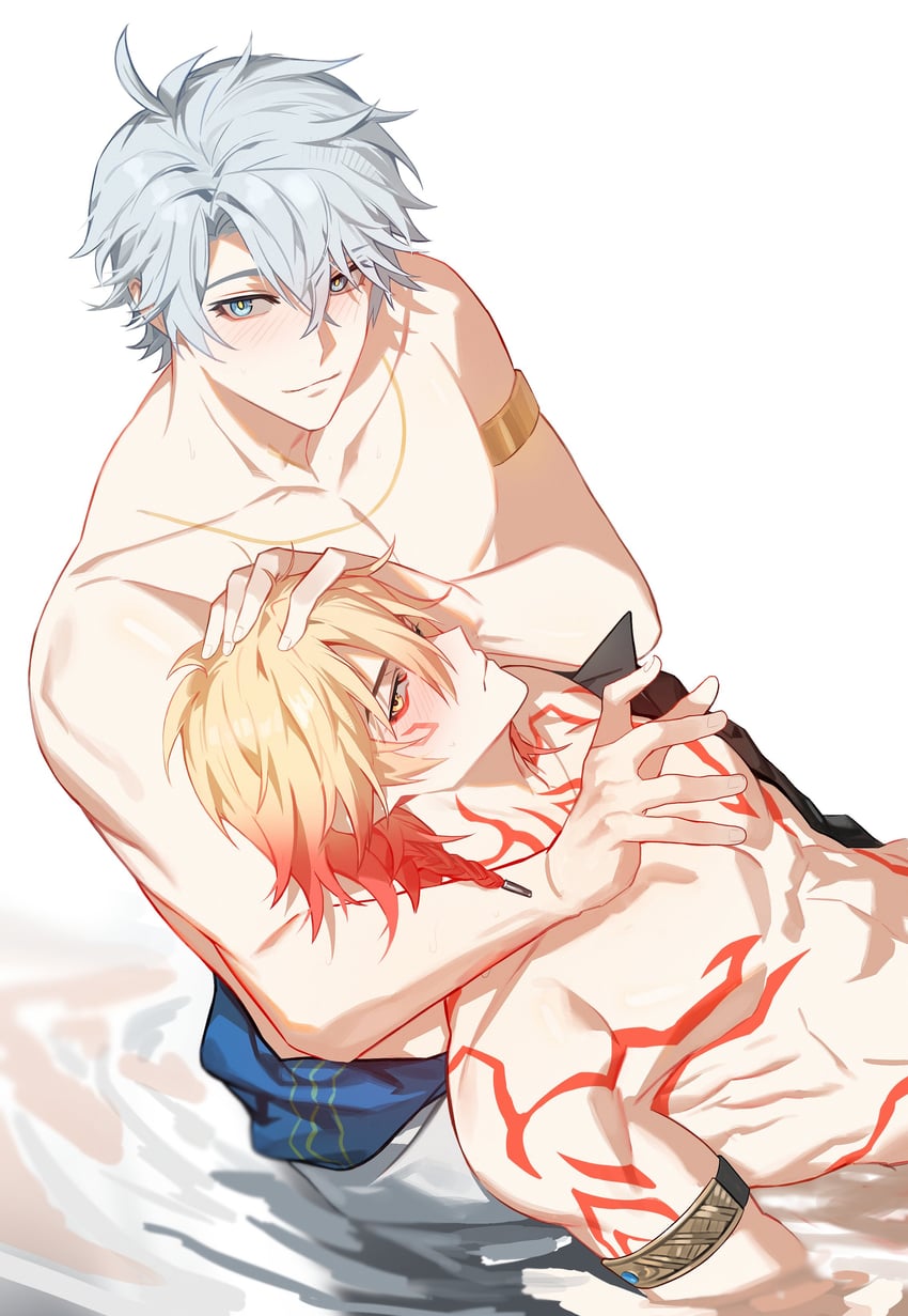 phainon and mydei (honkai and 1 more) drawn by jujeop