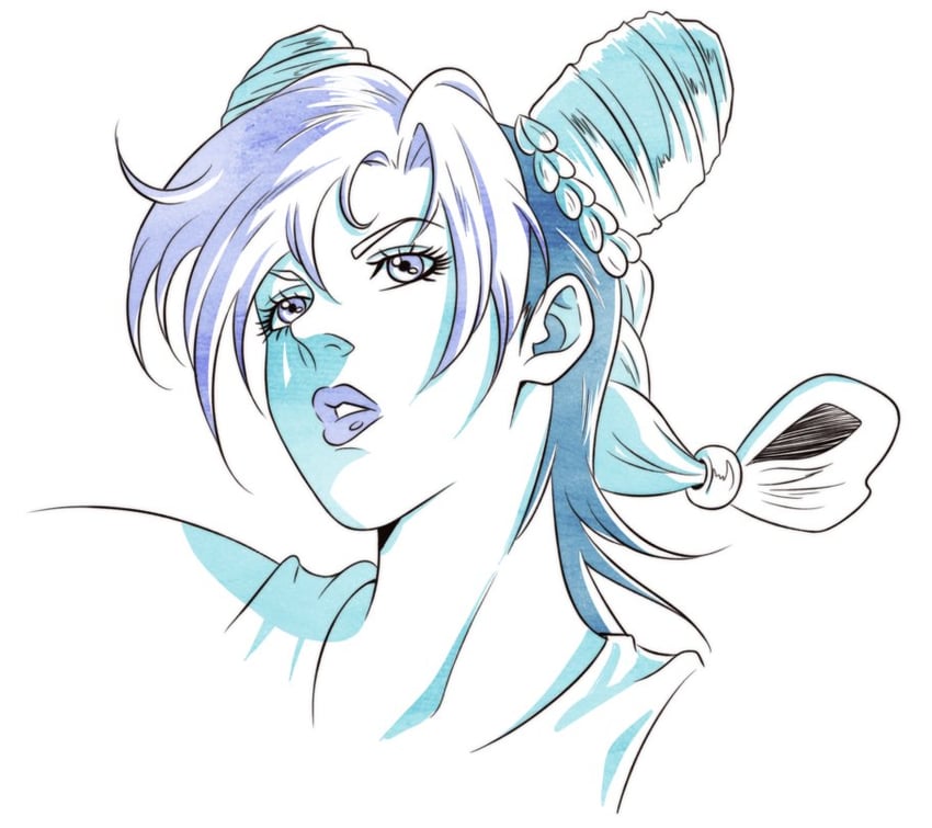 kujo jolyne (jojo no kimyou na bouken and 1 more) drawn by genda_art