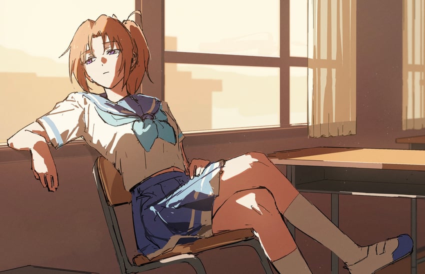 nakagawa natsuki (chainsaw man and 1 more) drawn by matarasu_(aaaaaaaaj)