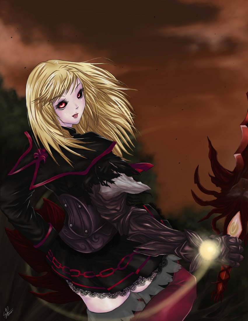 pyrrha alexandra and pyrrha omega (soulcalibur and 2 more) drawn by syahilla