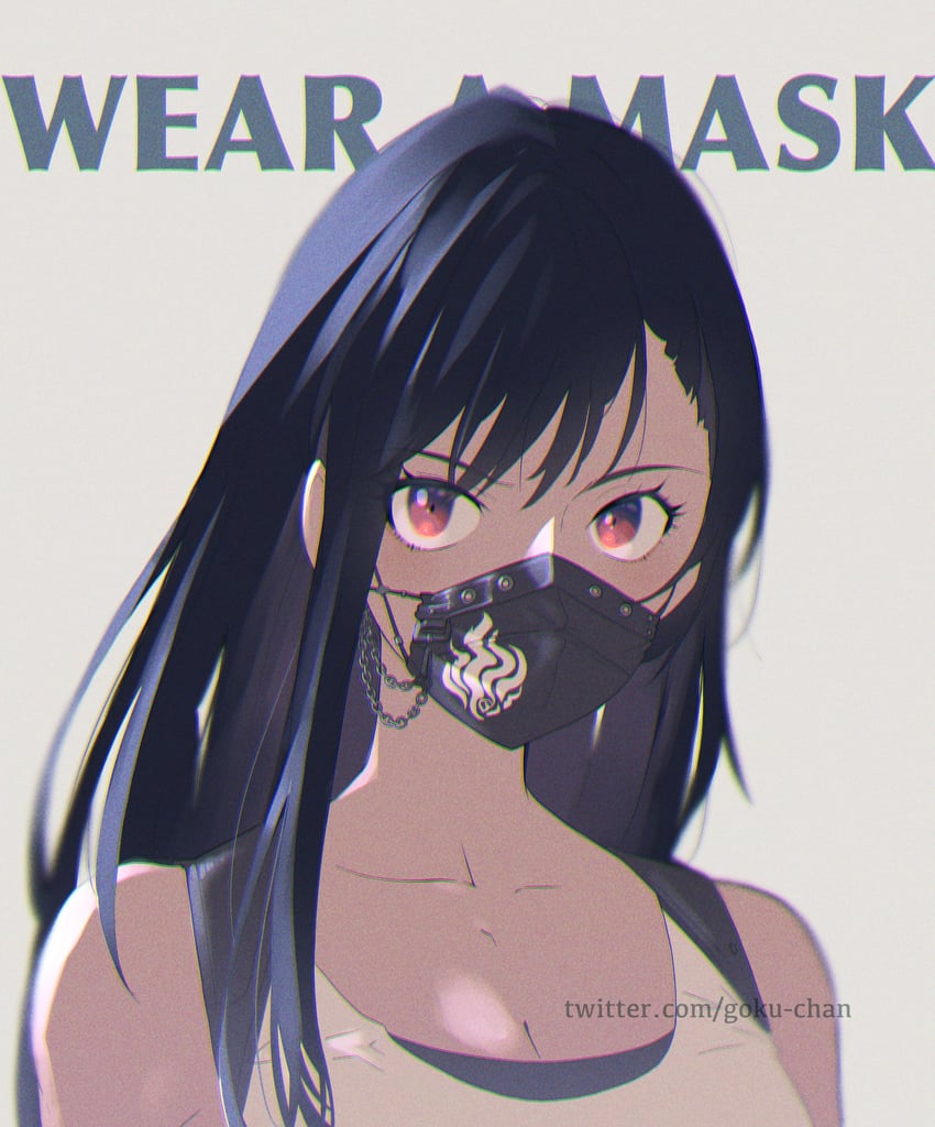 tifa lockhart (final fantasy and 2 more) drawn by goku-chan