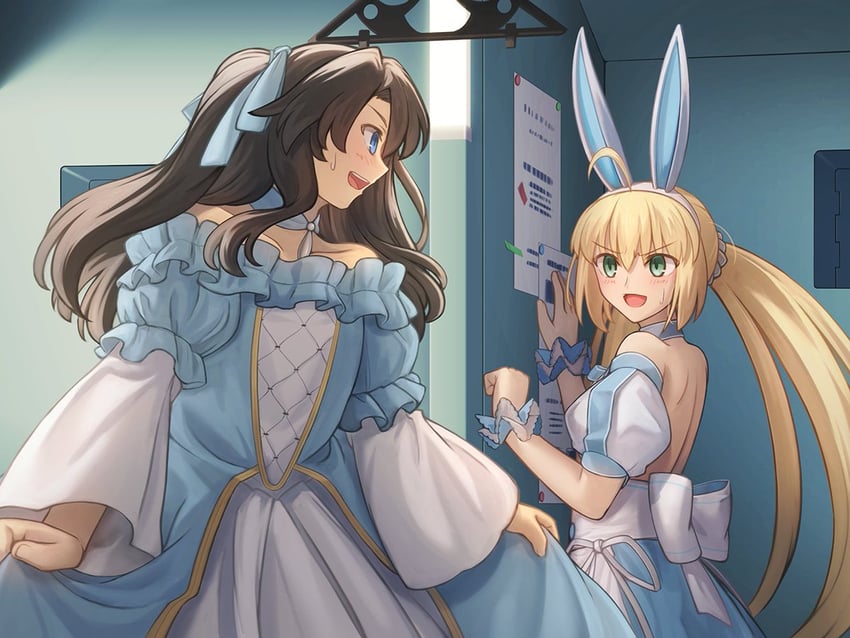 artoria pendragon, fujimaru ritsuka, and artoria caster (fate and 1 more) drawn by shoori_(migiha)
