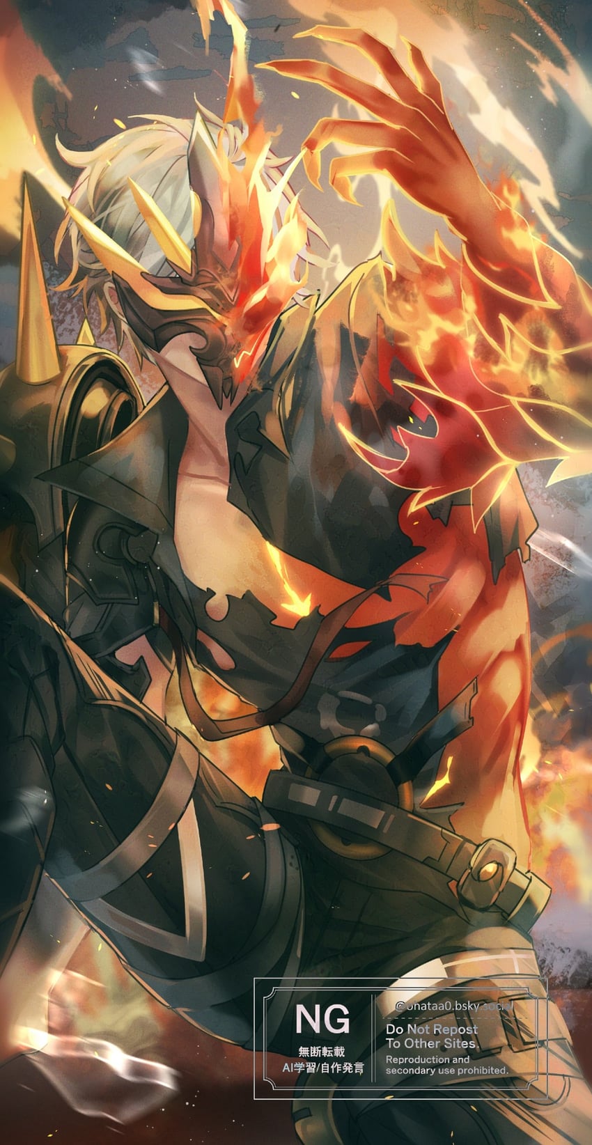 kalpas (honkai and 1 more) drawn by hata_(ohataa0)