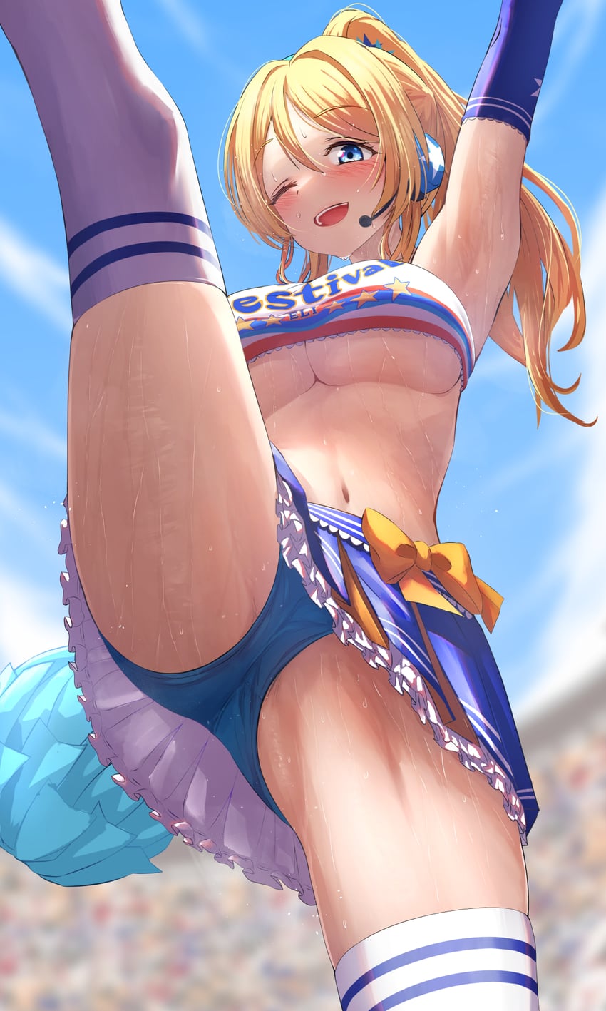 ayase eli (love live! and 2 more) drawn by silver_bullet_(ecc12_8)