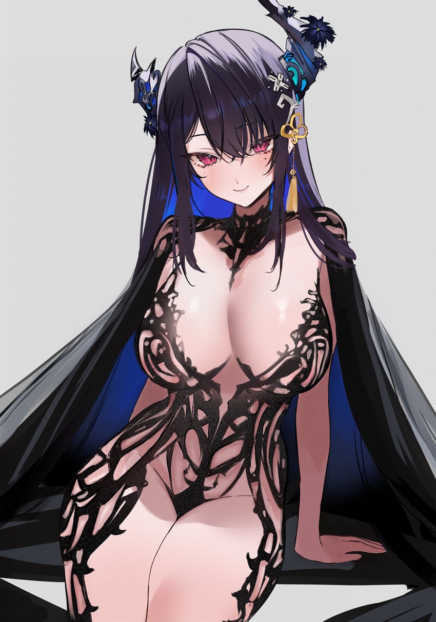 nerissa ravencroft (hololive and 1 more) drawn by katsubaoo