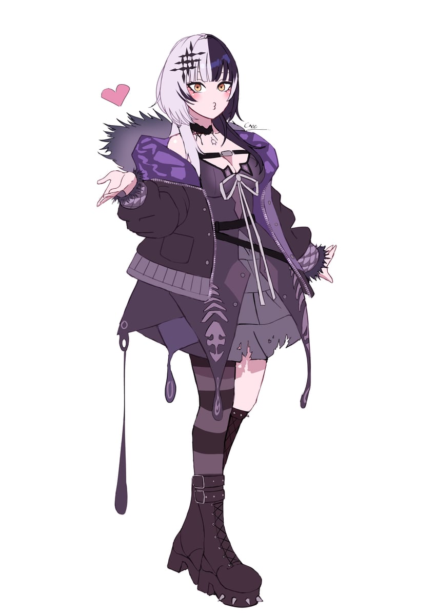 shiori novella (hololive and 1 more) drawn by am_creee