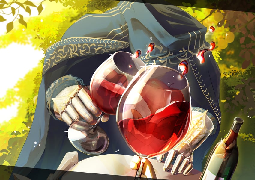 apple and a knight (reverse:1999) drawn by hoshimori539jp