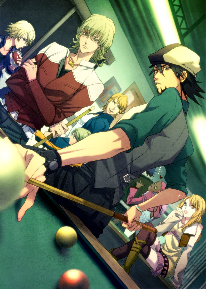 barnaby brooks jr., kaburagi t. kotetsu, ivan karelin, huang pao-lin, karina lyle, and 3 more (tiger & bunny) drawn by p-nekor
