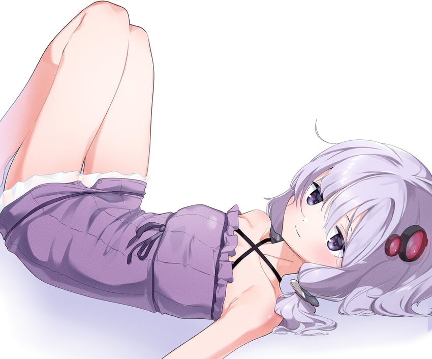 yuzuki yukari (vocaloid and 1 more) drawn by hibikisan
