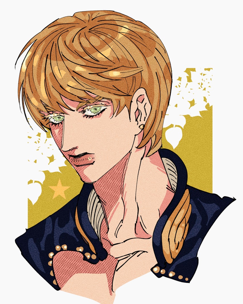 giorno giovanna and haruno shiobana (jojo no kimyou na bouken and 1 more) drawn by danggo99