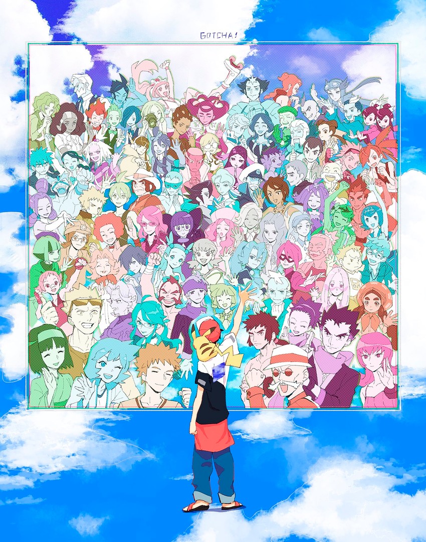 pikachu, misty, lana, skyla, mallow, and 82 more (pokemon and 8 more) drawn by p-40_(tukinosita-de)