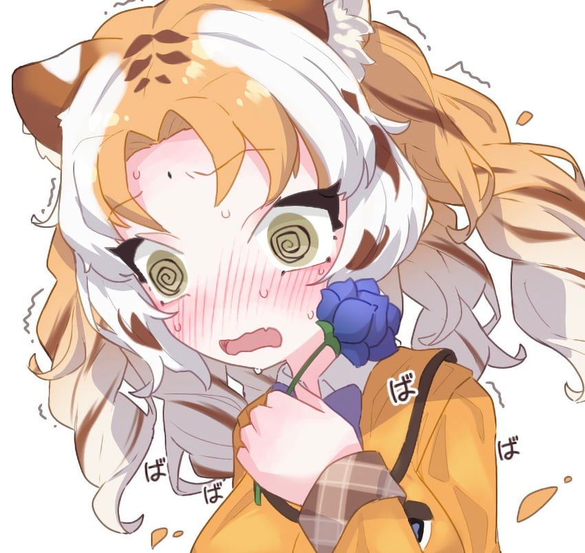golden tabby tiger (kemono friends and 1 more) drawn by sarutori