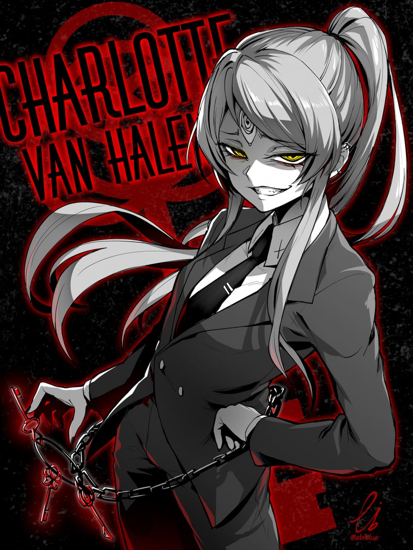 charlotte van halen (indie virtual youtuber) drawn by ebiblue