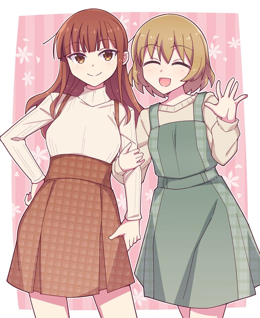 fan 2-gou and fan 1-gou (bocchi the rock!) drawn by e20