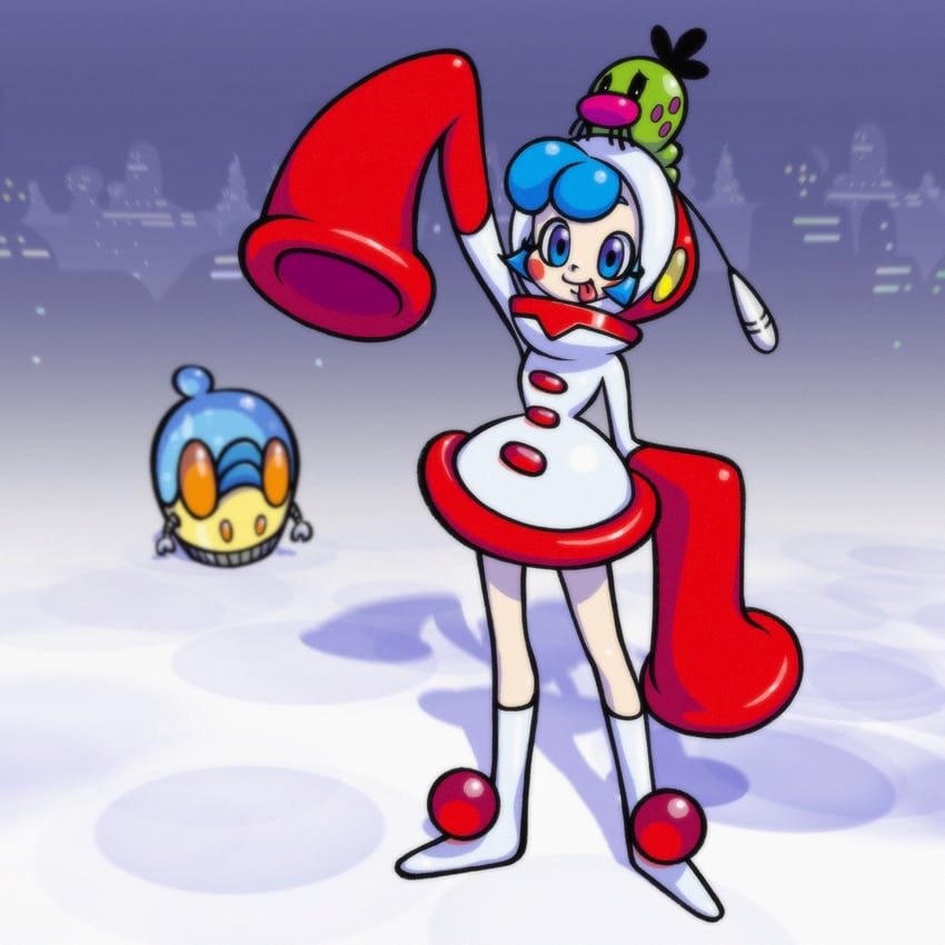 milk-chan, hanage, and tetsuko (super milk-chan) drawn by nyamofe