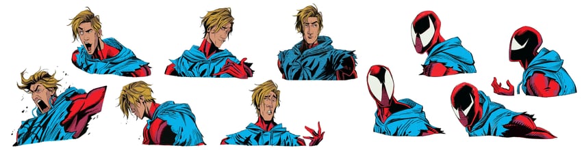 scarlet spider and ben reilly (marvel and 3 more) drawn by ami_thompson