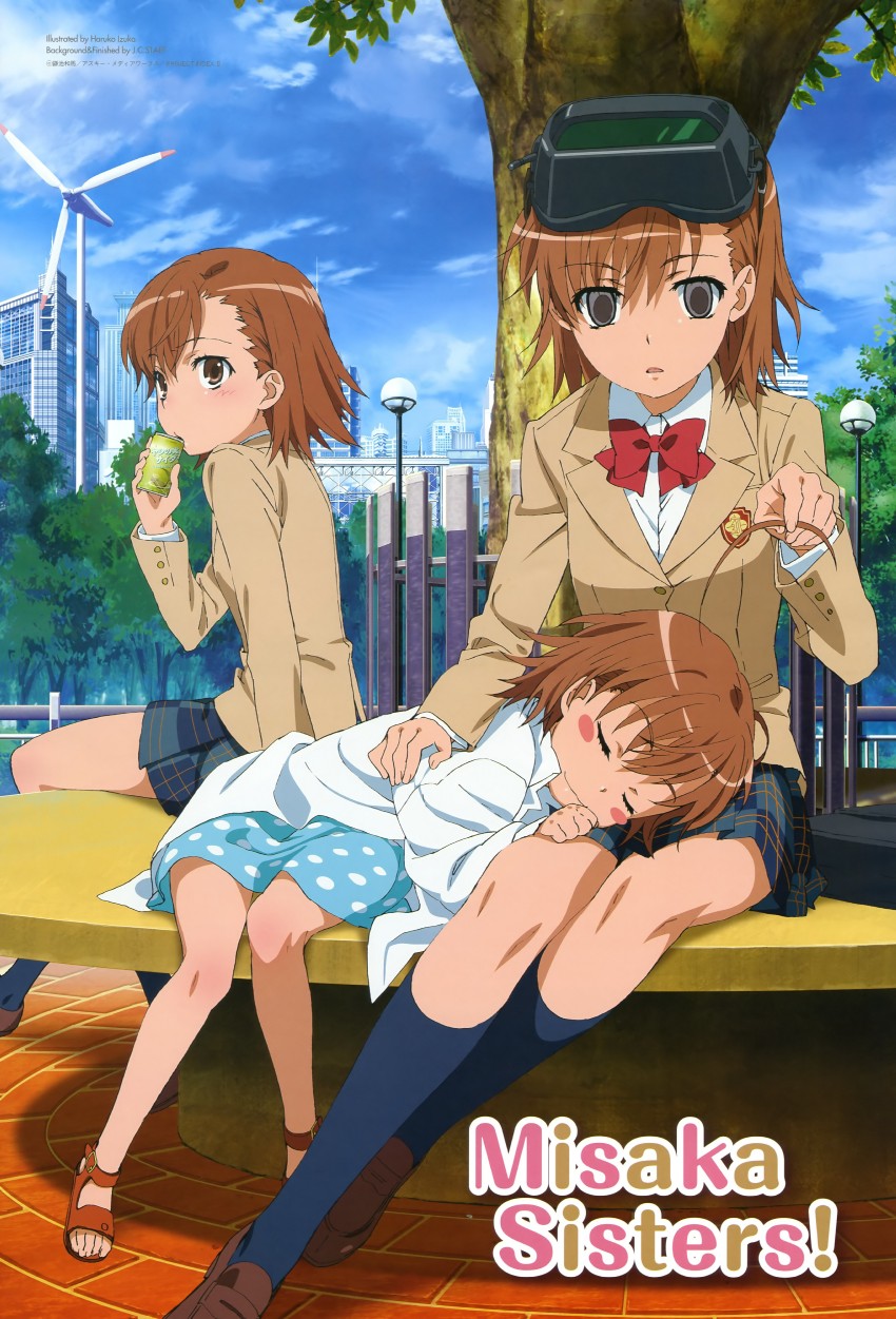 misaka mikoto, last order, and misaka imouto (toaru majutsu no index and 2 more) drawn by iizuka_haruko
