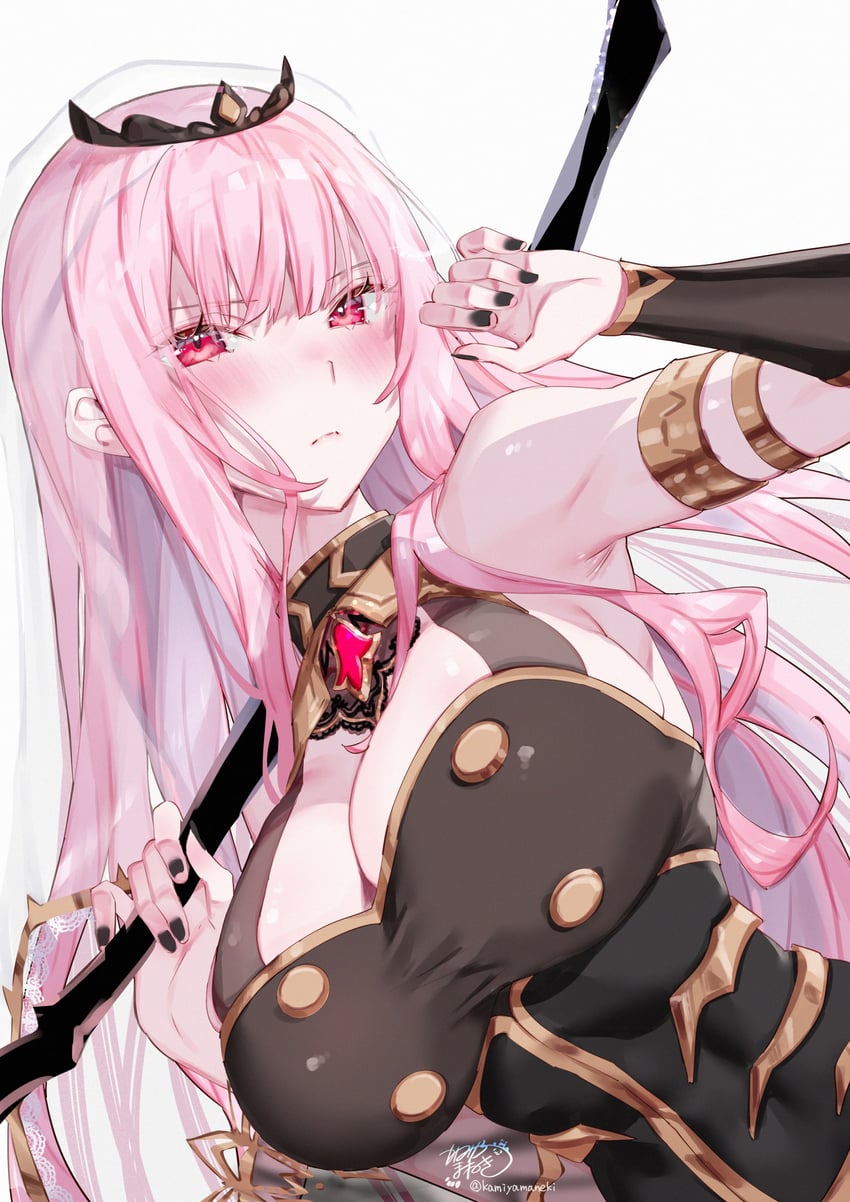 mori calliope (hololive and 1 more) drawn by kamiya_maneki