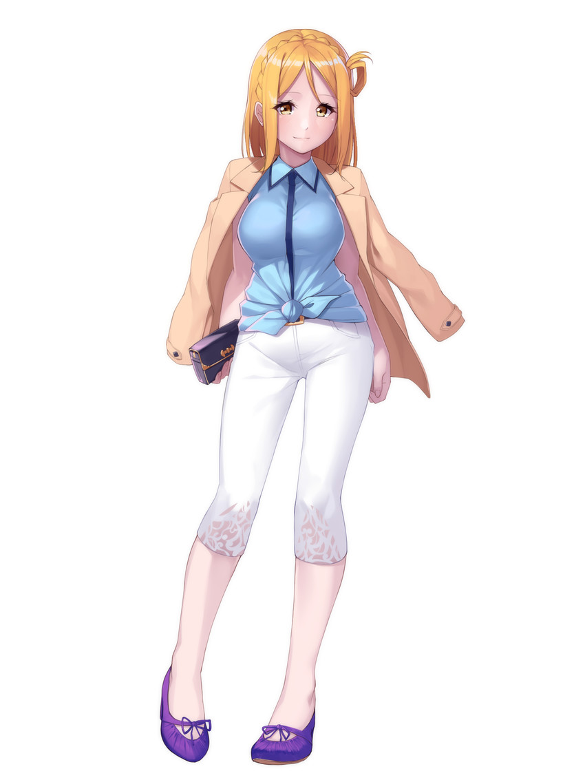 ohara mari (love live! and 1 more) drawn by ginopi