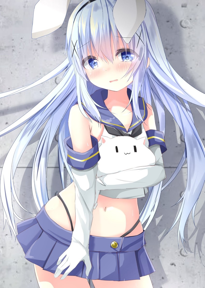 shimakaze, kafuu chino, and tippy (kantai collection and 1 more) drawn by kouda_suzu