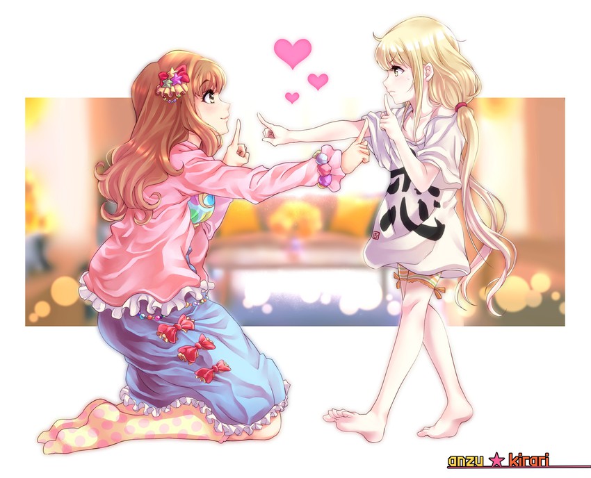 futaba anzu and moroboshi kirari (idolmaster and 1 more) drawn by shashaki
