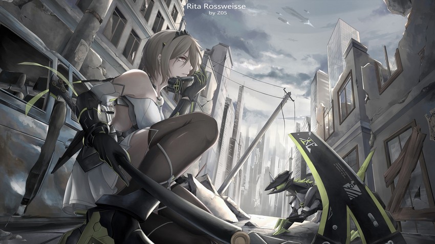 rita rossweisse (honkai and 1 more) drawn by z_05