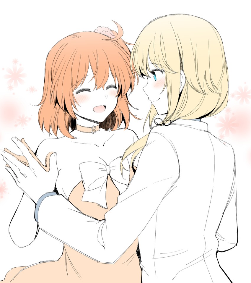 fujimaru ritsuka and chevalier d'eon (fate and 1 more) drawn by rui_shi_(rayze_ray)