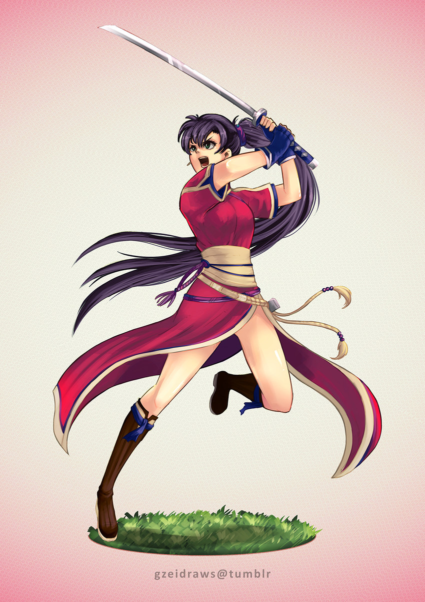 lyn (fire emblem and 1 more) drawn by gzei