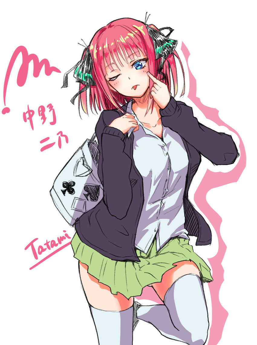 nakano nino (go-toubun no hanayome) drawn by tatami_(loop)