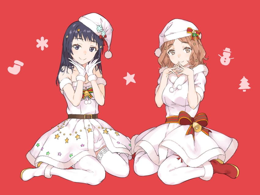 wannai kinuho and awatsuki maaya (toaru majutsu no index and 2 more) drawn by haimura_kiyotaka