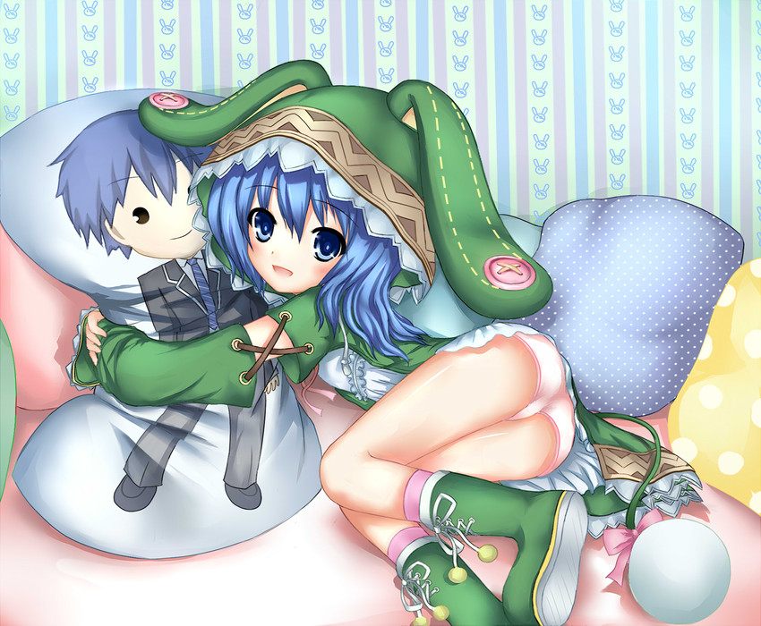 himekawa yoshino and itsuka shido (date a live) drawn by lin_yu