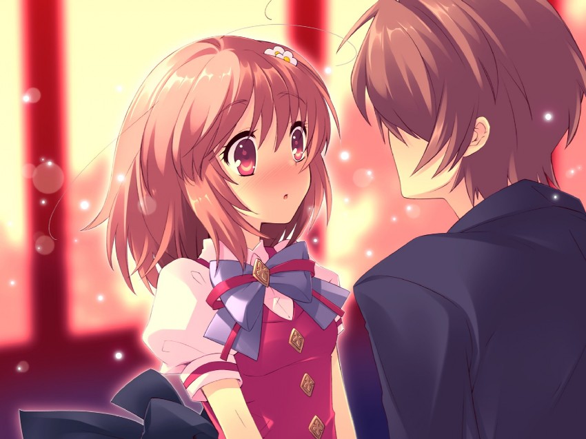 inaba yui and katsuragi shou (flyable heart) drawn by ito_noizi