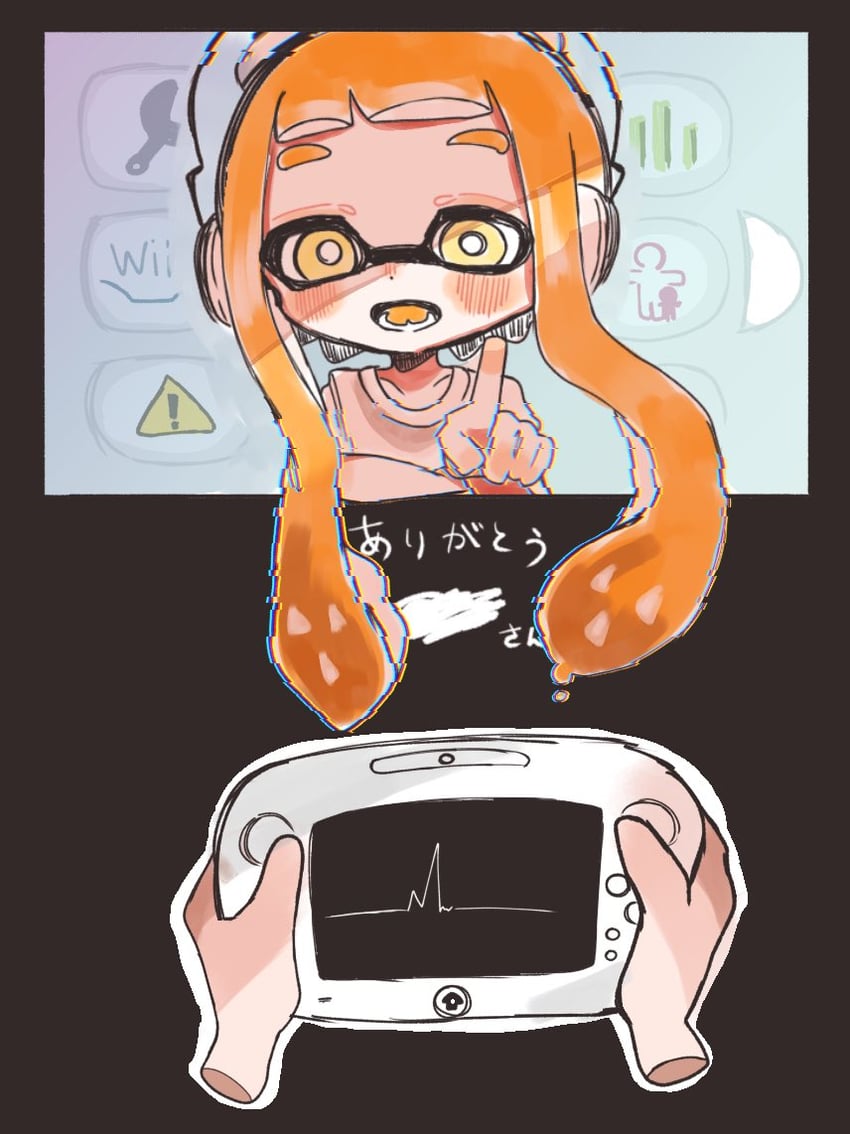 inkling player character, inkling girl, and kaori (splatoon and 1 more) drawn by pomepome_05