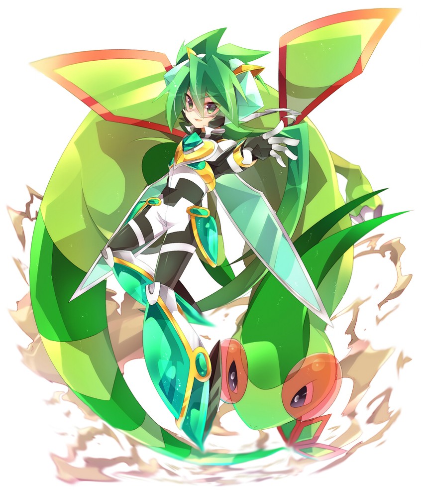 flygon and zero the hurricane (pokemon and 1 more) drawn by rento_(rukeai)