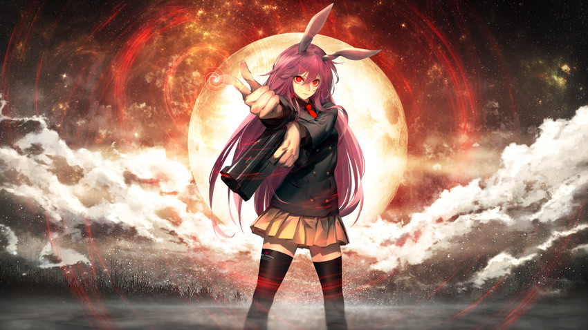 reisen udongein inaba (touhou) drawn by justrukia and kodama_(wa-ka-me)