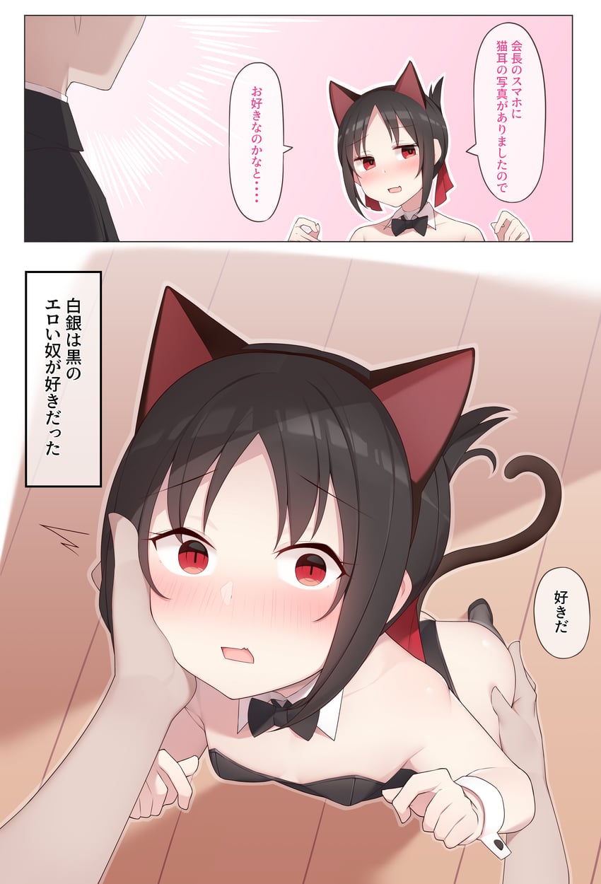 shinomiya kaguya and shirogane miyuki (kaguya-sama wa kokurasetai ~tensai-tachi no renai zunousen~) drawn by arapi
