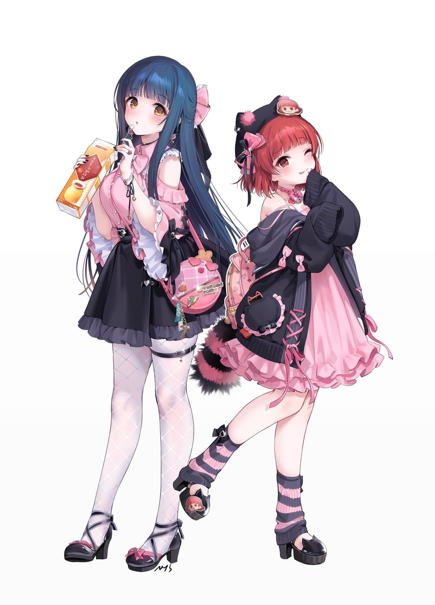 kitakami reika and nonohara akane (idolmaster and 1 more) drawn by nys