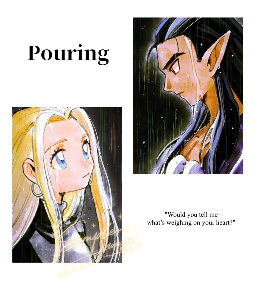 sidoh and female builder (dragon quest and 1 more) drawn by mouyi