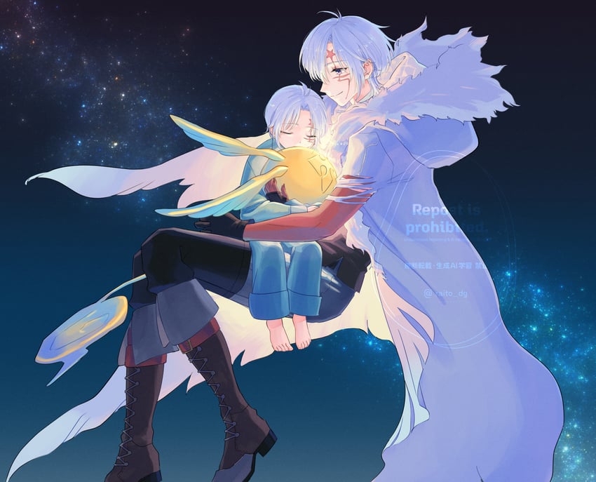 allen walker and timcanpy (d.gray-man) drawn by raito_dg