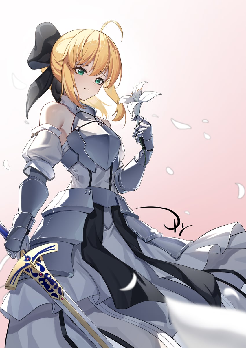 artoria pendragon and saber lily (fate and 1 more) drawn by dai_mao_xuan_yi