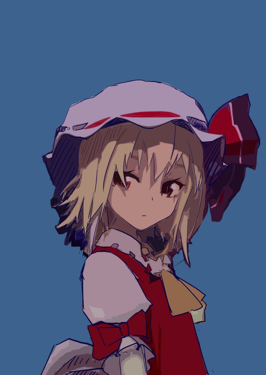 flandre scarlet (touhou) drawn by shark_plus