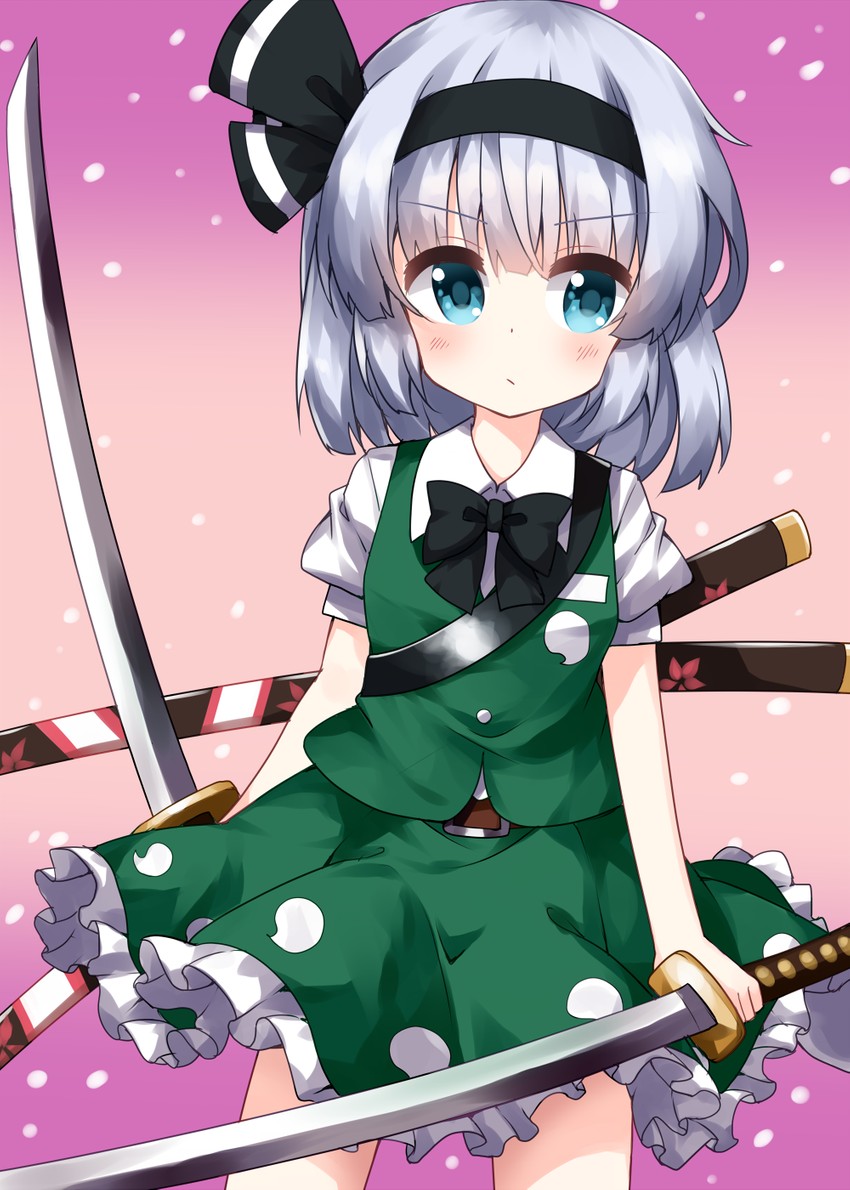 konpaku youmu (touhou) drawn by ruu_(tksymkw)