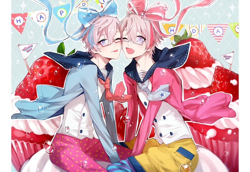 kururugi mutsuki and kururugi satsuki (i-chu) drawn by berii_(cad_berry)